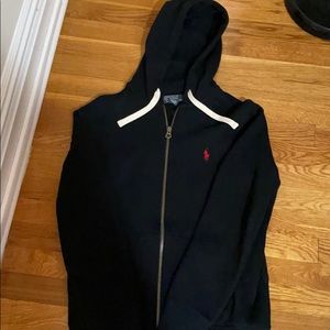 Polo Ralph Lauren Zip Hooded Sweatshirt (Small)